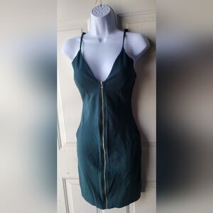 Haute Monde Body Contour Dress Dark Green Size Small
